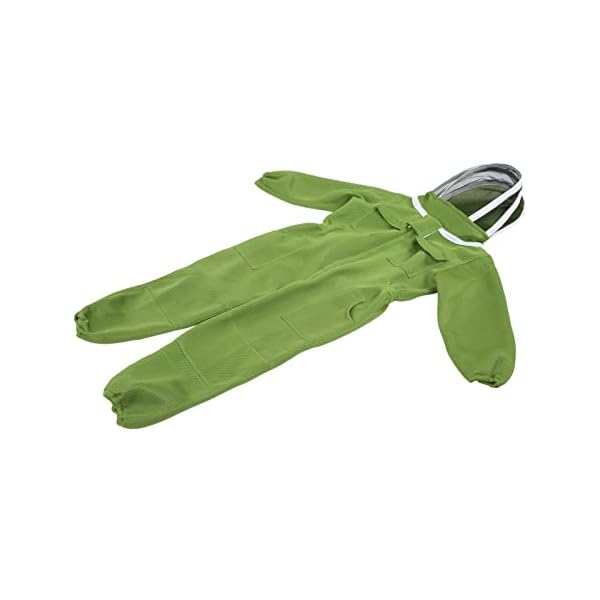 Jiawu Ganzkörper-Imkeranzug, angezogener atmungsaktiver Imkeranzug, verdickt für Imker(XXL)