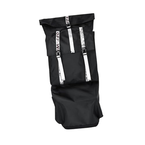 KIXZSAZ Bolsa de Transporte versátil para patineta y Longboard, de Tela Oxford, con Correa Ajustable, Impermeable y portátil. También Incluye Correa de asa con cincha en