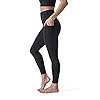 Sunzel Leggings for Women, High Waisted Yoga Pants, 4 Way Stretch, 7/8 Leggings with Pockets, Squat Proof, Buttery Soft for Workout (Medium, Black)