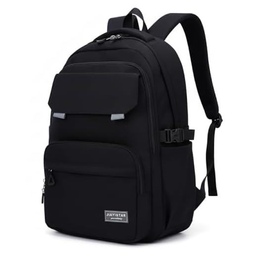 Mochila Bolsa Impermeável Jovem Escolar Elegante Academia Faculdade Viagem Trabalho Treino Unissex Leve Casual Fashion Linda Estojo Fofa Feminina Masculina (Preto)