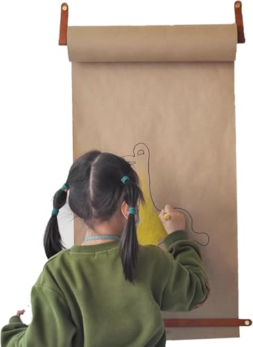 Distributeur de rouleaux de papier mural kraft 64cm pour bureau et menu