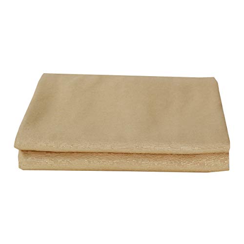 Funda para sofá de 1, 2, 3 y 4 plazas, de algodón otomano, color liso, protege el sofá de colores (otomana beige, 3 plazas)