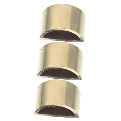 TOGEVAL 3個小提琴尾庫螺絲 銅製 音楽楽器アクセサリー 簡単取り付け 高音