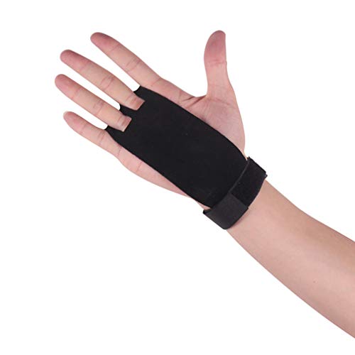 Lioobo Um par de luvas de couro para atividades físicas resistentes ao desgaste e antiderrapante cin