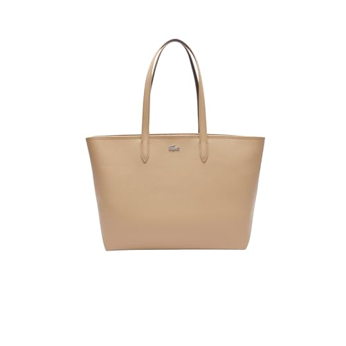 Lacoste Bolsa feminina Anna com zíper, bronze/cacto, tamanho único
