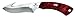 Buck Knives 0536RWG Open Season Skinner Guthook Fixed Blade Knife with Sheath, Rosewood