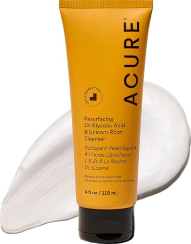 Acure Resurfacing 1% Glycolic Acid & Unicorn Root Cleanser