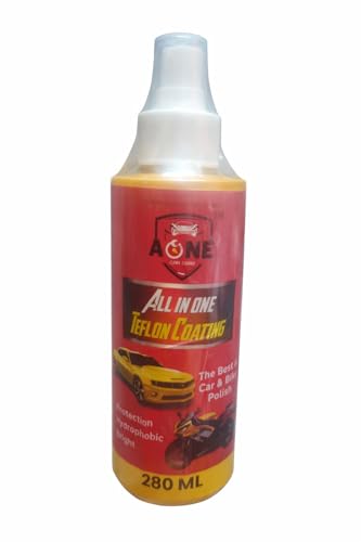 Image of AONE All in One Teflon Coating Car & Bike Polish, Hydrophobic Protection, 280 ML