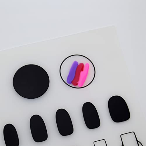 Ifundom Nail Stamp Silicone Nail Mat, Diy Nail Art Stamping Mats, Workspace Stamping Plate Manicure Mat, Nail Polish Coloring Practice Pad, Nail Sticker Trainer Guide Table Cover Tool Manicure Tools #TOP3