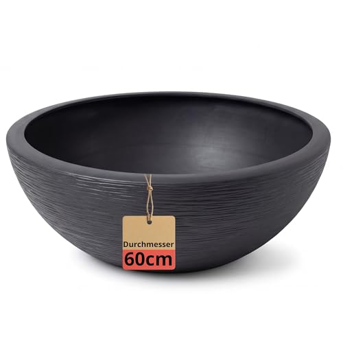 BigDean Bac à plantes, taille XL, 59 cm x 21 cm, DXH, idéal également comme bac de fontaine
