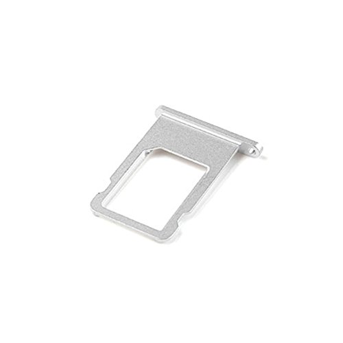 Ewparts SIM Card Tray Replacement for iPhone 6 4.7 Inch (Silver)
