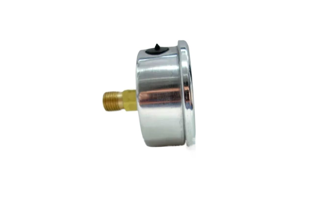 YN60Z M14*1.5 or 1/4" BSPT Thread 2.5" 60mm Shock - Proof Oil - Filled Pressure Gauge Back Mount Manometer(0-0.1Mpa)
