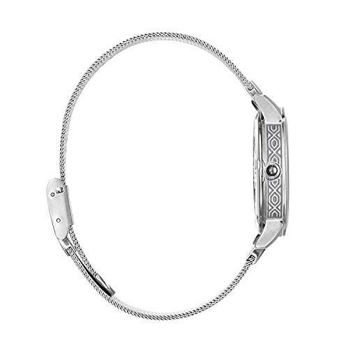 Thomas Sabo Damen Analog Quarz Uhr mit Edelstahl Armband WA0344-201-218-33 mm