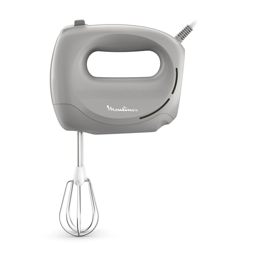 Moulinex Easy Max, Batteur, Mélange parfait, Compact, Bouton réglable avec 5vitesses, 2 jeux de fouets, Poivre, HM262BF0 – Image 3