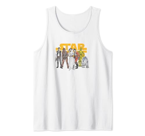 Star Wars débardeur haut de gamme coupe vintage originale en maille douce
