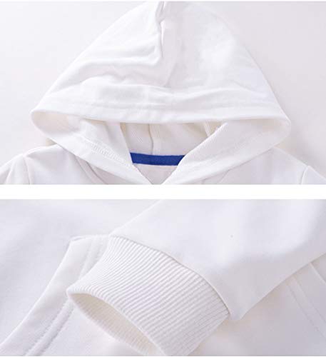 DCUTERQ Boys Girls Hoodies Cotton Basic Pullover Hooded Kids Casual Solid Classic Sweatshirt Pocket Hoodie 2-8 Years3