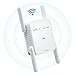 Produktbild WLAN Verstaerker 1200Mbit/s, WiFi Repeater Dualband 5GHz 2.4GHz für zu Hause, Port Ethernet/LAN/WPS Verstärker, AP/Repeater/Router Modus, Einfach Einzurichten, Kompatibel zu Allen WLAN Geräten, Weiß