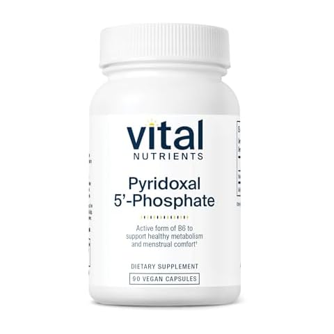 Vital Nutrients P5P Vitamin B6 Capsules Cover