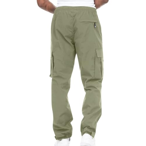 RTRDE Mens Casual Hiking Cargo Pants Drawstring Tactical Joggers Outdoor Trousers with Pockets Work Pants, S-5XL4