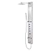 Signature Hardware 413241 Shelton Thermostatic Stainless Steel Shower Panel with Hand Shower, Four Bodysprays, and Tub Spout