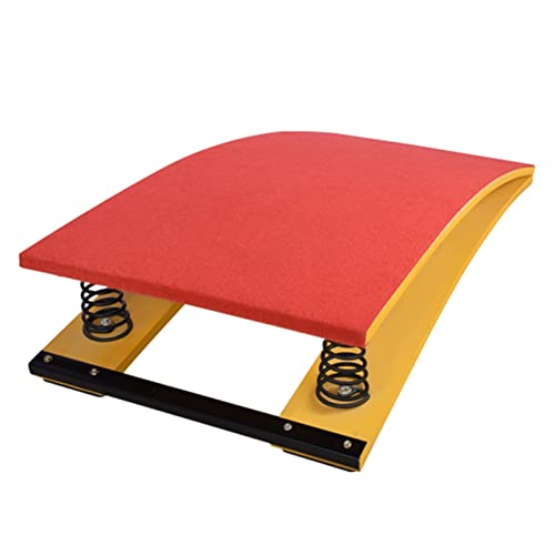 Kids Vault Gymnastics Springboard with 2 Springs & Padded Carpet, for Little Children Beginning Gymnasts, Basement Practice Portable Junior Spring Board