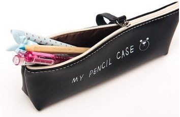 Amazon Co Jp Fullgate ペンケース 筆箱 黒 白 文房具 白 クマ タイプb 文房具 オフィス用品