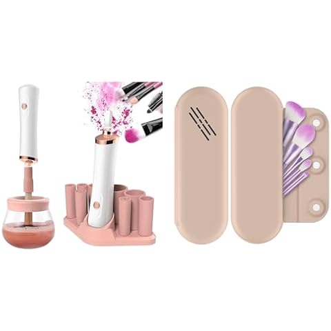 Senbowe Makeup Brush Cleaner Machine and Makeup Brush Holder Cover