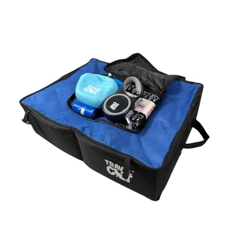Arenero plegable para gatos con tapa y bolsillo extra miniatura 4