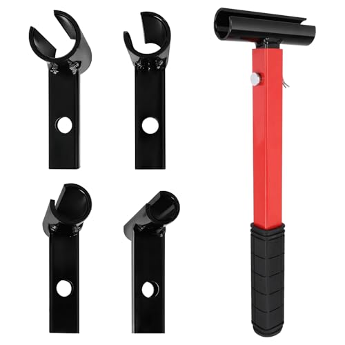 Llave para Herramienta de Ajuste de Bisagra de Puerta, 1.52/1.87/2.18/2.48cm Llave de Ajuste de 4 Tamaños Bisagras de Puerta, Herramienta de Ajuste de Espaciado de Bisagra