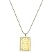 Produktbild Kyoidy Kreative Kreuz Anhänger Halskette, Speicher Foto Medaillon für Frauen/Männer Geschenk, Trendy Christian Jewellery Necklace Necklace Gold