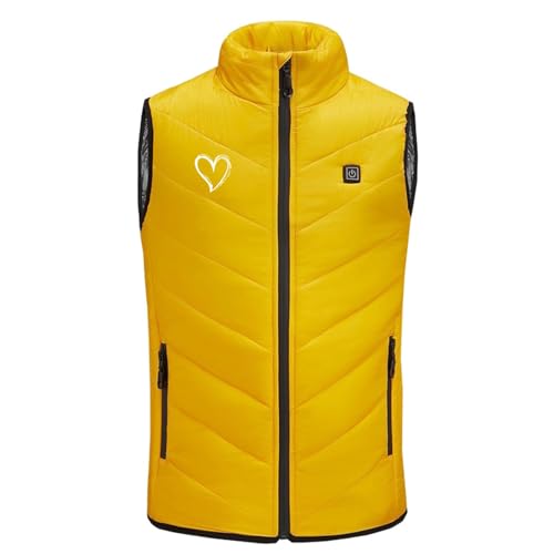 Kids Heated Vest Boys Girls Heating Gilet 3 Adjustable Temperature Heated Jacket USB Body Warmer Windproof Waistcoat
