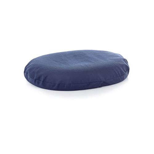 MOPEDIA - Almohada ovalada de espuma viscoelástica - 48 x 38 x 8 cm.
