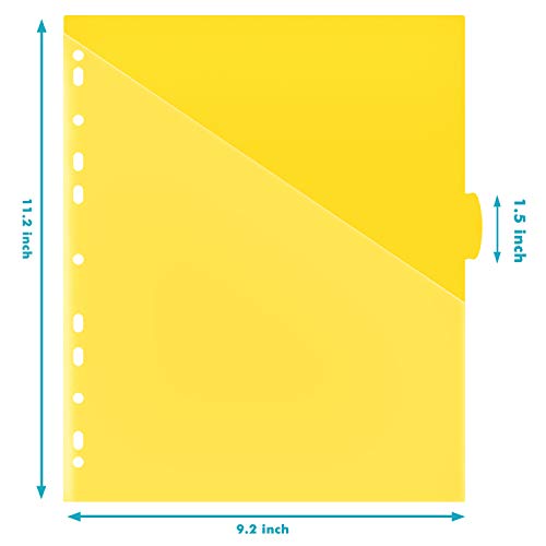Binder-Dividers-with-Front-Pocket-Binder-Index-Dividers-8-Tab-Set-Pack-of-3-Sets-Multicolor-Tab-dividers-Plastic-Binder-Dividers-with-Tabs