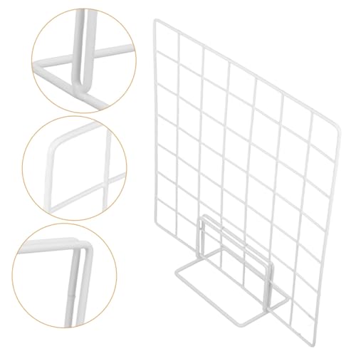 Présentoir de rangement en fer blanc pour esthétique bureau