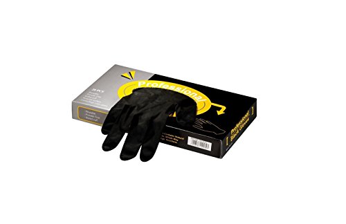 Preisvergleich Produktbild Comair 3011912 Latexhandschuhe mittel Professional Gloves, 20 Stück, schwarz