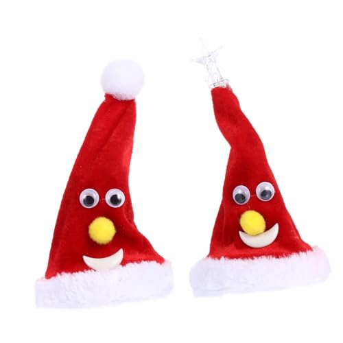 COLLBATH 2stücke Tanzende Weihnachtsmützen Lustige Rockende...