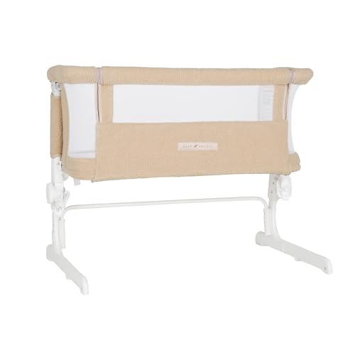 Image of Baby Delight Beside Me Dreamer Bassinet | Bedside Sleeper | 8-Position Height Adjustment | Tan Sherpa