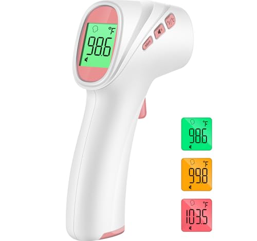 Forehead Thermometer for Adults, Kids & Babies, No-Touch Digital Thermometer
