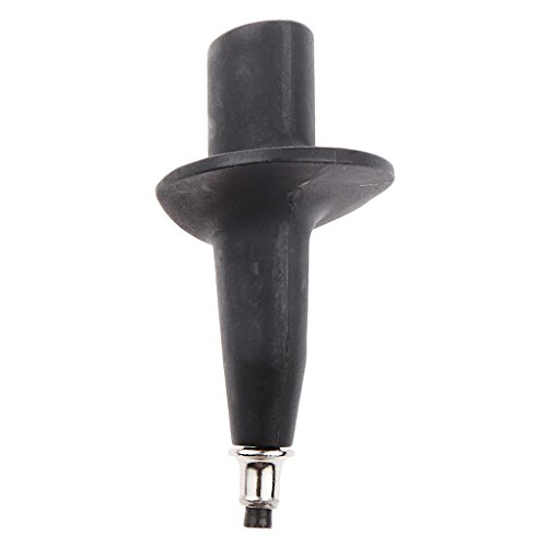 Generic Bastón de Alpinista Herramienta para Escalada Montañaismo Punta de Caña Reemplazo de Acero Negro