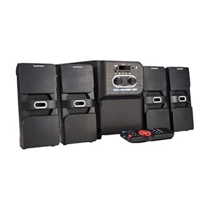 Blaupunkt Sp400 60W 4.1 Channel Bluetooth, Auxiliary, USB, Micro USB Satellite Speaker – Black