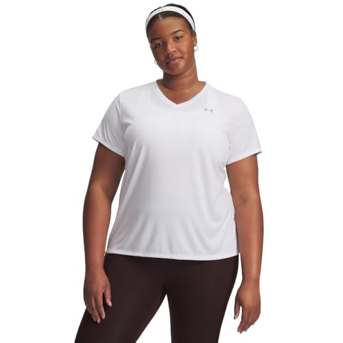 Image of Under Armour Women's Velocity Solid Short Sleeve V Neck T Shirt