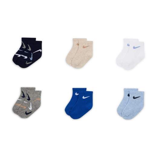 Nike Kids' Ankle Socks Lightweight 6 Pack