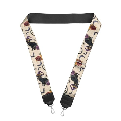 Image of Jeiento Wide Purse Strap Wide Shoulder Strap Adjustable Replacement Belt Soft Guitar Shoulder Straps for Women Girls Gifts