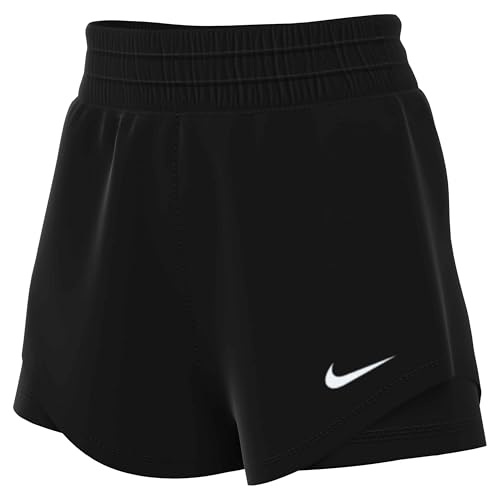 Nike One Dri-FIT DX6012 - Pantalón Corto 2 en 1 para Mujer, Cintura Media, 7,5 cm