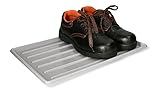 Prepárate para proteger tu vivienda de la suciedad y los pies mojados con la bandeja para zapatos Kotarbau, especialmente en otoño e invierno. Retiene el agua, la nieve y otros contaminantes y es resistente al agua, por lo que no pueden entrar al exterior. El escurridor en sí es muy fácil de mantener limpio.