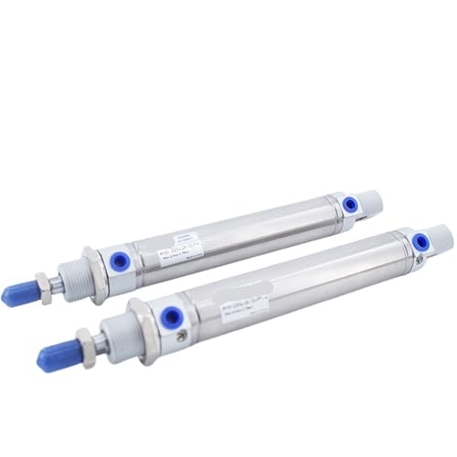 Cilindro neumático de doble efecto de 16 mm con amortiguación regulable PPV 2