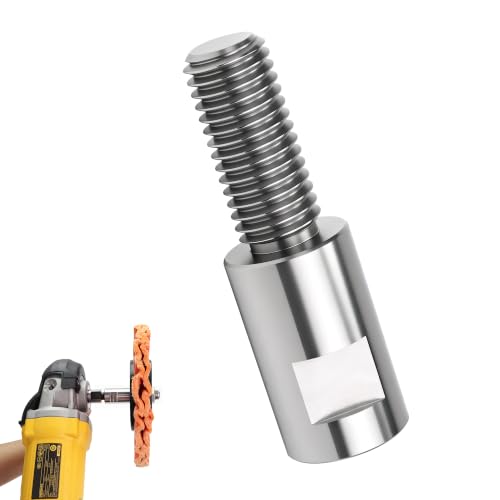 Image of Airway Buff Extender, Airway Buffing Wheel Extension Shaft, 5 /8 inch-11 Threads Arbor Extended Adapter, Universal Angle Grinder Attachments, for Aluminum Wheel Polishing Kit-1 PCS