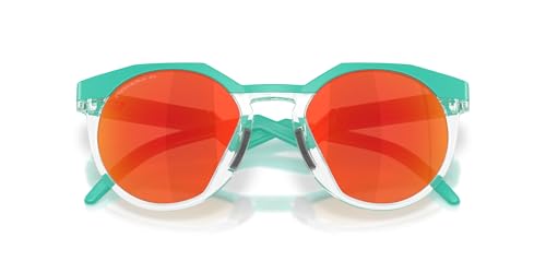 Image of Oakley Sunglasses for Men - OO9242 HSTN High-Bridge, Round Sunglasses PRIZM Lenses