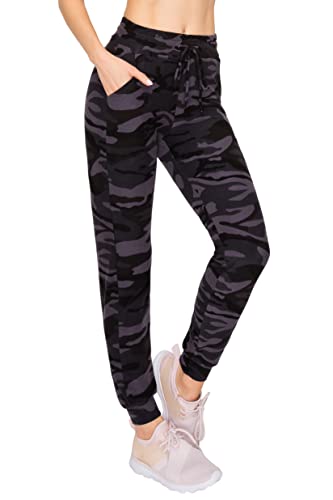 ALWAYS Women s Camo Jogger Pants - Skinny Fit Premium Soft Lightweight Stretch Pockets Sweatpants 153 M