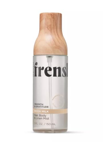 Being Frenshe Hair, Body & Linen Mist with Essential Oils, Moon Milk, 5 fl oz